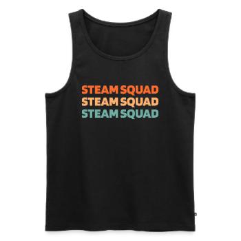 Baumeister Kader - Männer Premium Bio Tank Top - Schwarz - Vorne - Michal (187cm)