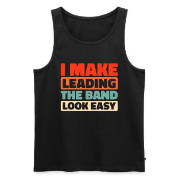 Krankenwagenfahrer Kader - Männer Premium Bio Tank Top - Schwarz - Vorne - AI Model Male 178 light (178cm)
