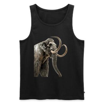 Mammut - Männer Premium Bio Tank Top - Schwarz - Vorne - AI Model Male 178 light (178cm)