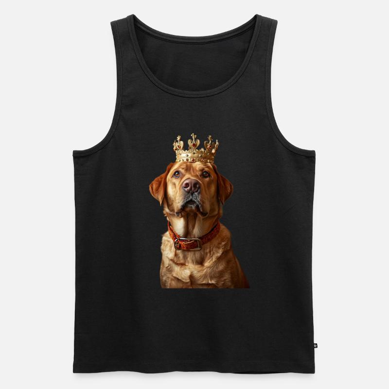 Labrador Retriever - Männer Premium Bio Tank Top - Schwarz