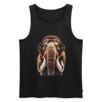 Mammut - Männer Premium Bio Tank Top - Schwarz - Vorne - AI Model Male 178 light (178cm)