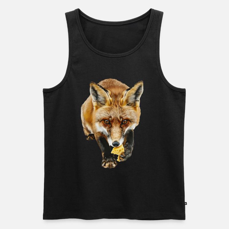 Fuchs - Männer Premium Bio Tank Top - Schwarz