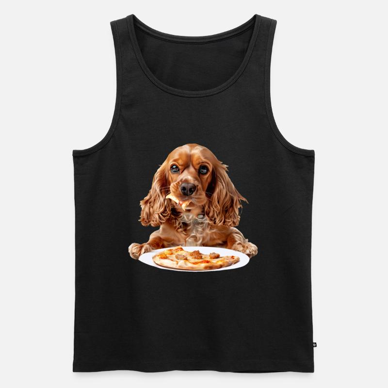 Cocker Spaniel - Männer Premium Bio Tank Top - Schwarz