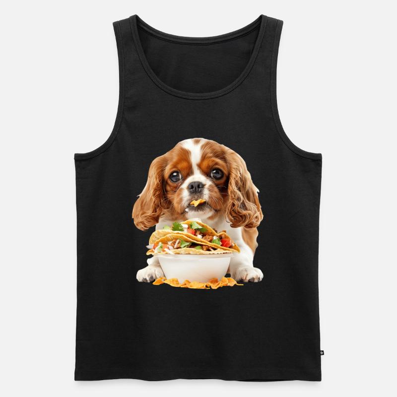 Cavalier King Spaniel - Débardeur bio Premium Homme - noir