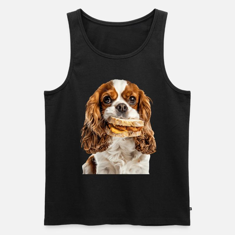 Cavalier King Spaniel - Débardeur bio Premium Homme - noir