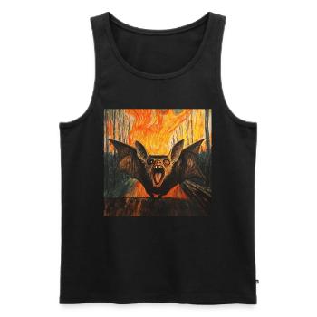 Schläger - Männer Premium Bio Tank Top - Schwarz - Vorne - Michal (187cm)