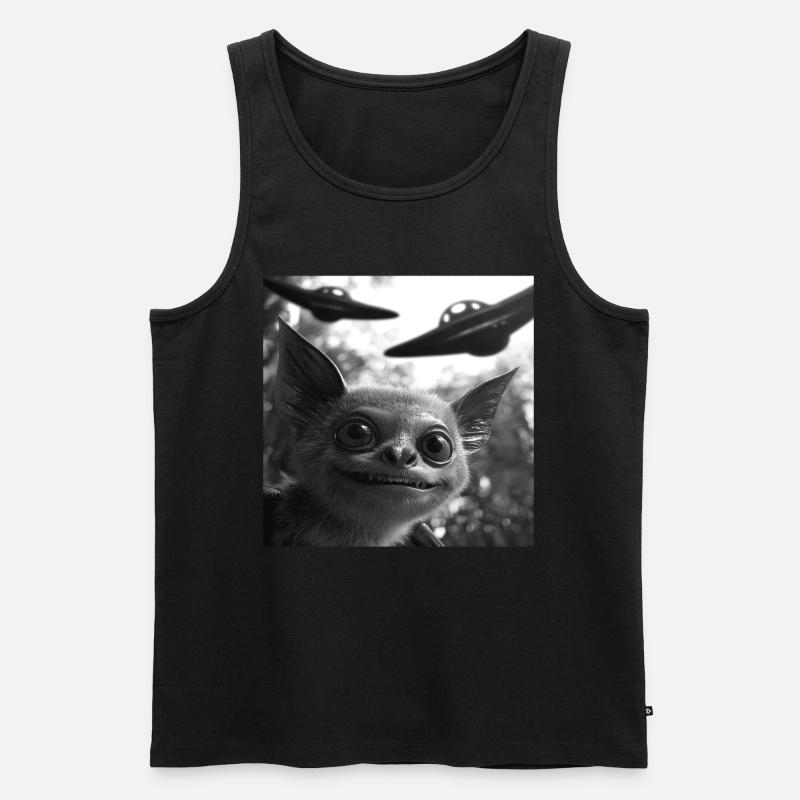 Schläger - Männer Premium Bio Tank Top - Schwarz