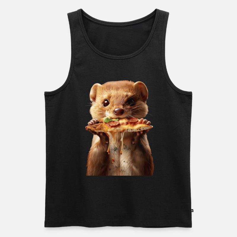 Wiesel - Männer Premium Bio Tank Top - Schwarz