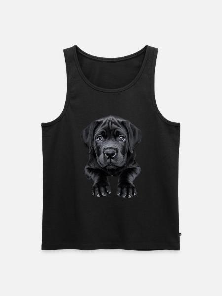 Englischer Mastiff - Männer Premium Bio Tank Top - Schwarz