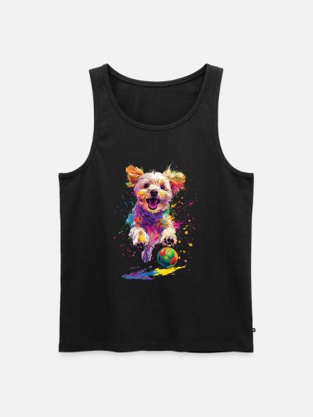 maltesisch - Männer Premium Bio Tank Top - Schwarz