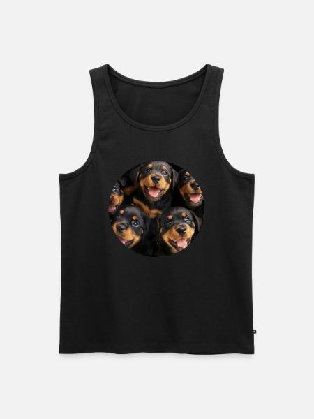 Rottweiler - Männer Premium Bio Tank Top - Schwarz