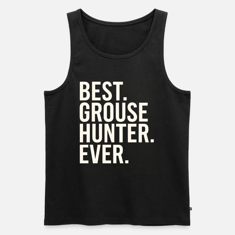 Auerhahn - Männer Premium Bio Tank Top - Schwarz