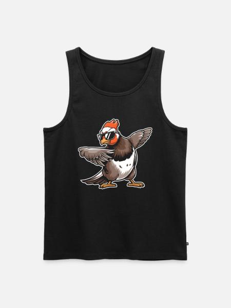 Auerhahn - Männer Premium Bio Tank Top - Schwarz