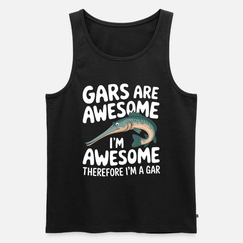 Gar - Männer Premium Bio Tank Top - Schwarz