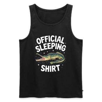 Gar - Männer Premium Bio Tank Top - Schwarz - Vorne - Michal (187cm)