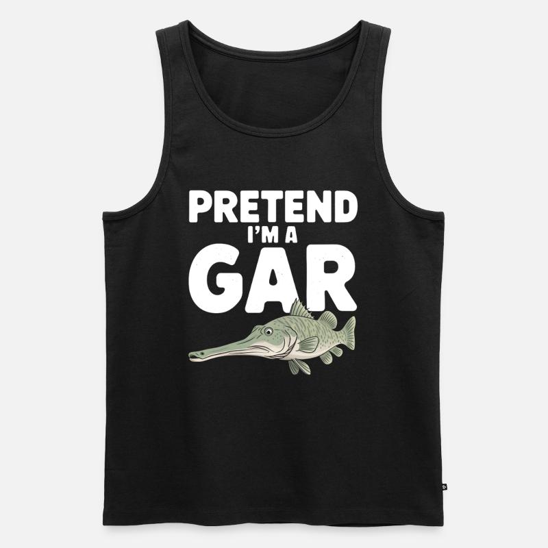 Gar - Männer Premium Bio Tank Top - Schwarz