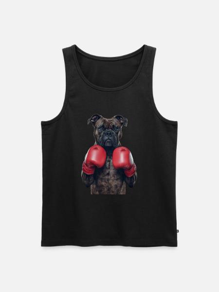Cane Corso - Männer Premium Bio Tank Top - Schwarz