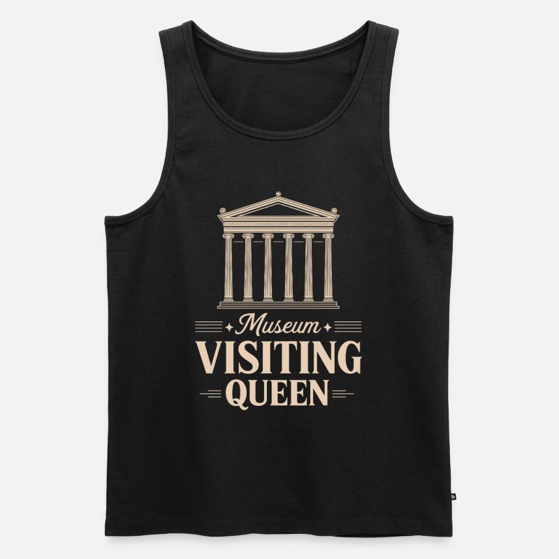 Museum - Männer Premium Bio Tank Top - Schwarz
