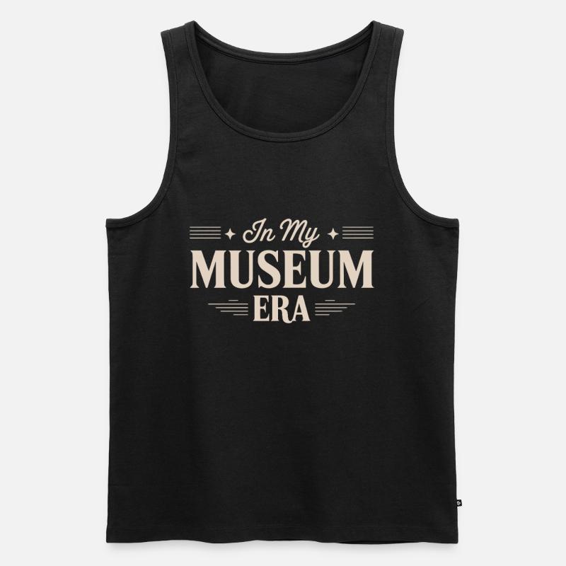 Museum - Männer Premium Bio Tank Top - Schwarz