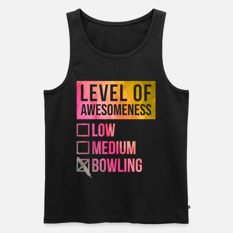 kegeln - Männer Premium Bio Tank Top - Schwarz