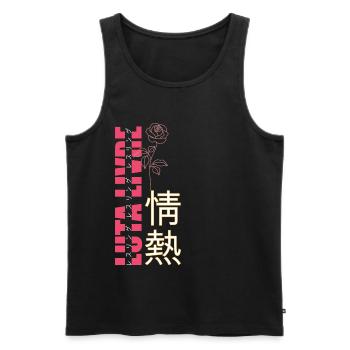 Luta Livre passion - Men's Premium Organic Tank Top - black - Front - AI Model Male 178 light (178cm)