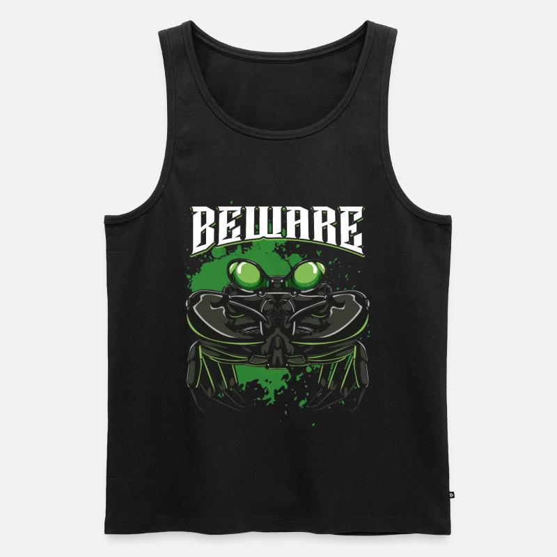 Krabbe - Männer Premium Bio Tank Top - Schwarz
