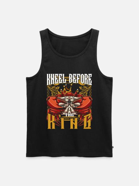 Krabbe - Männer Premium Bio Tank Top - Schwarz