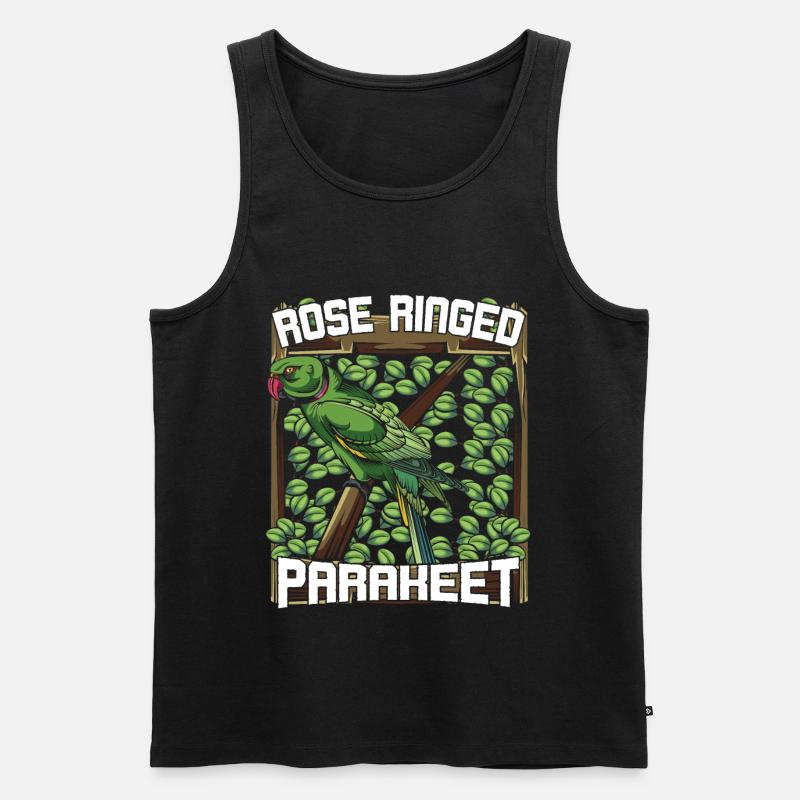 Papagei - Männer Premium Bio Tank Top - Schwarz