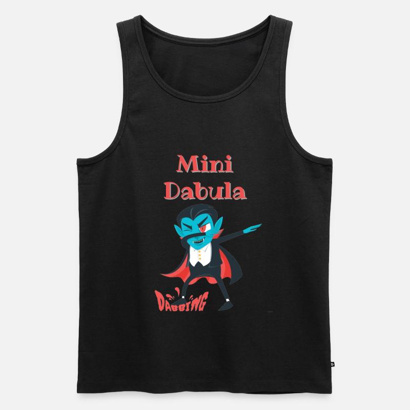 Dabula Dabbing - Männer Premium Bio Tank Top - Schwarz