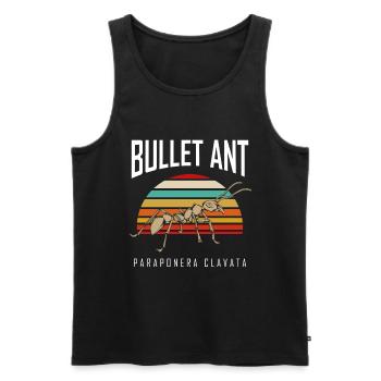 Ameise - Männer Premium Bio Tank Top - Schwarz - Vorne - Michal (187cm)