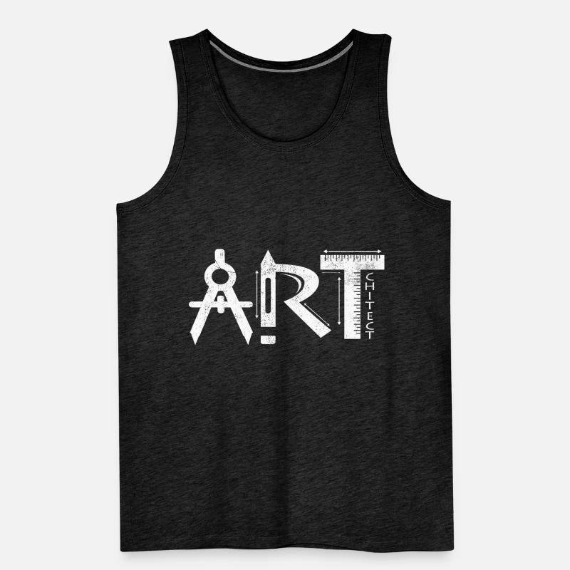Architecte Jeu De Mots Cool Cadeau D'architecture Débardeur bio Premium Homme