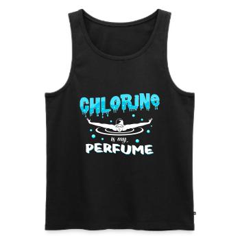 natation - Débardeur bio Premium Homme - noir - Devant - Michal (187cm)