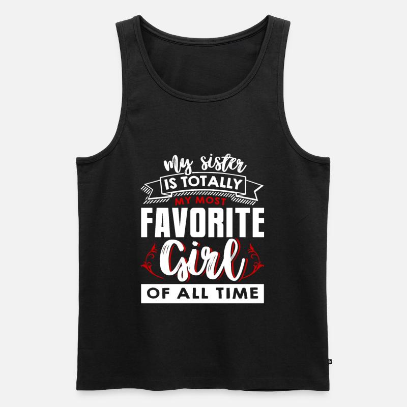 Bruder Und Schwester - Männer Premium Bio Tank Top - Schwarz