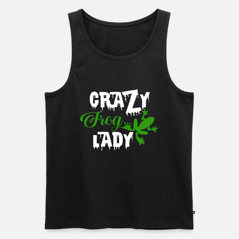 Frosch - Männer Premium Bio Tank Top - Schwarz