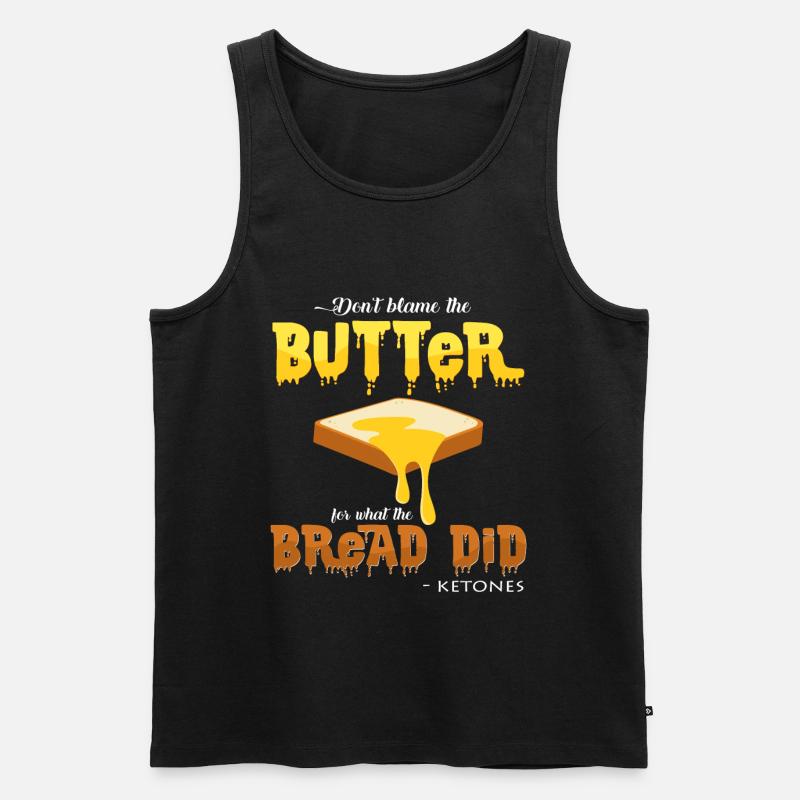 Keto - Männer Premium Bio Tank Top - Schwarz