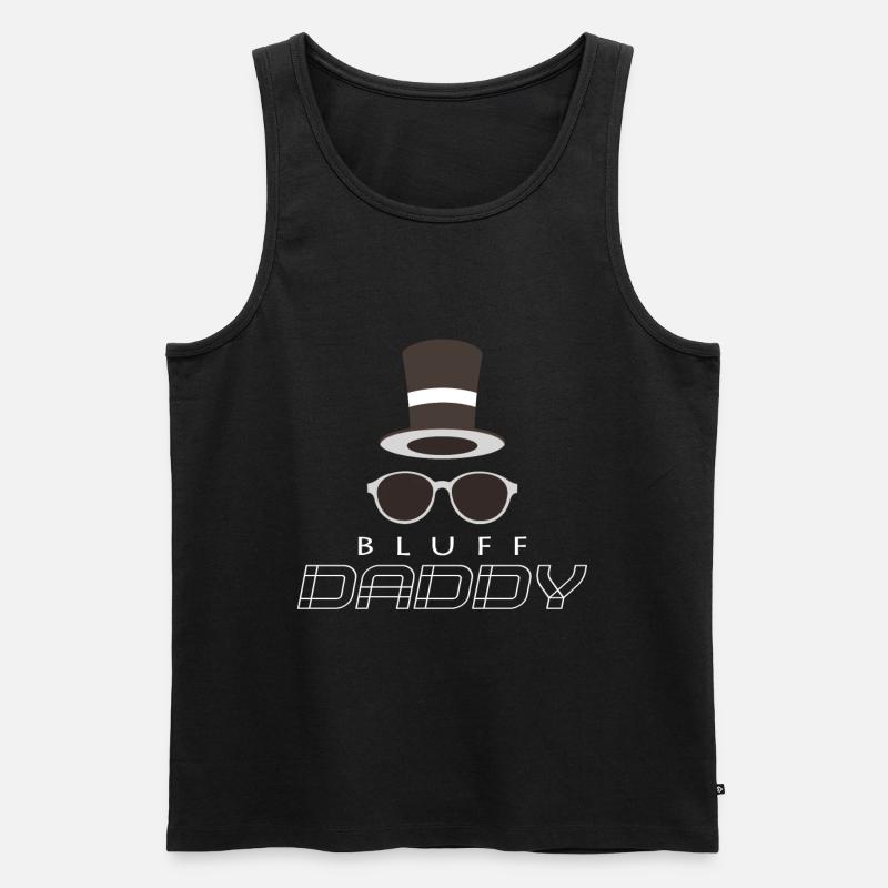 Poker - Männer Premium Bio Tank Top - Schwarz