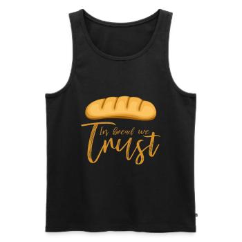 baker - Men's Premium Organic Tank Top - black - Front - Michal (187cm)