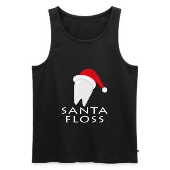 Zahnarzt - Männer Premium Bio Tank Top - Schwarz - Vorne - Michal (187cm)