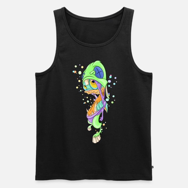 Bubullotor - Männer Premium Bio Tank Top - Schwarz