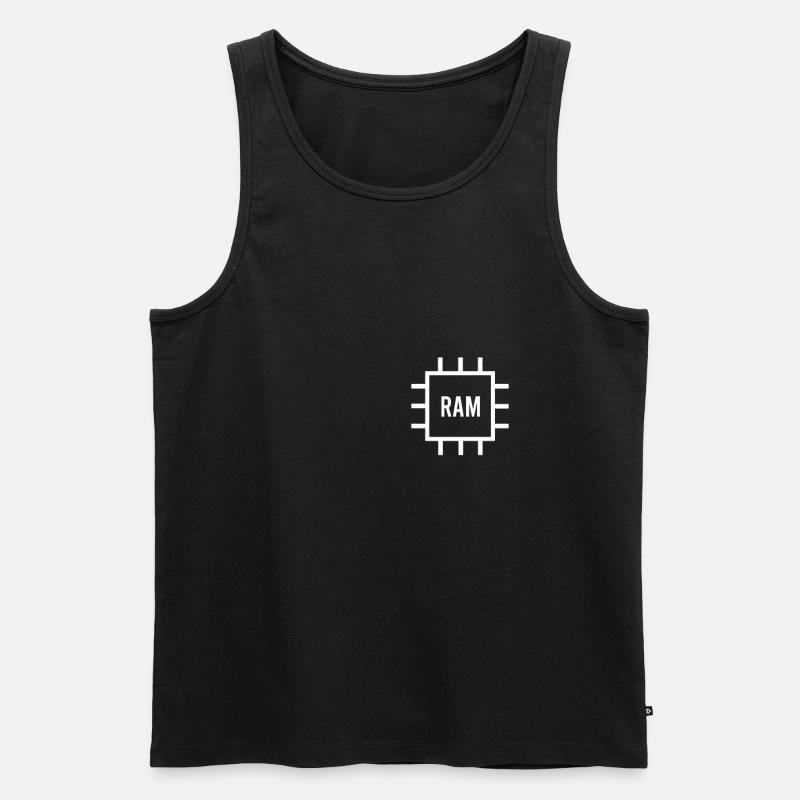 RAM - Männer Premium Bio Tank Top - Schwarz