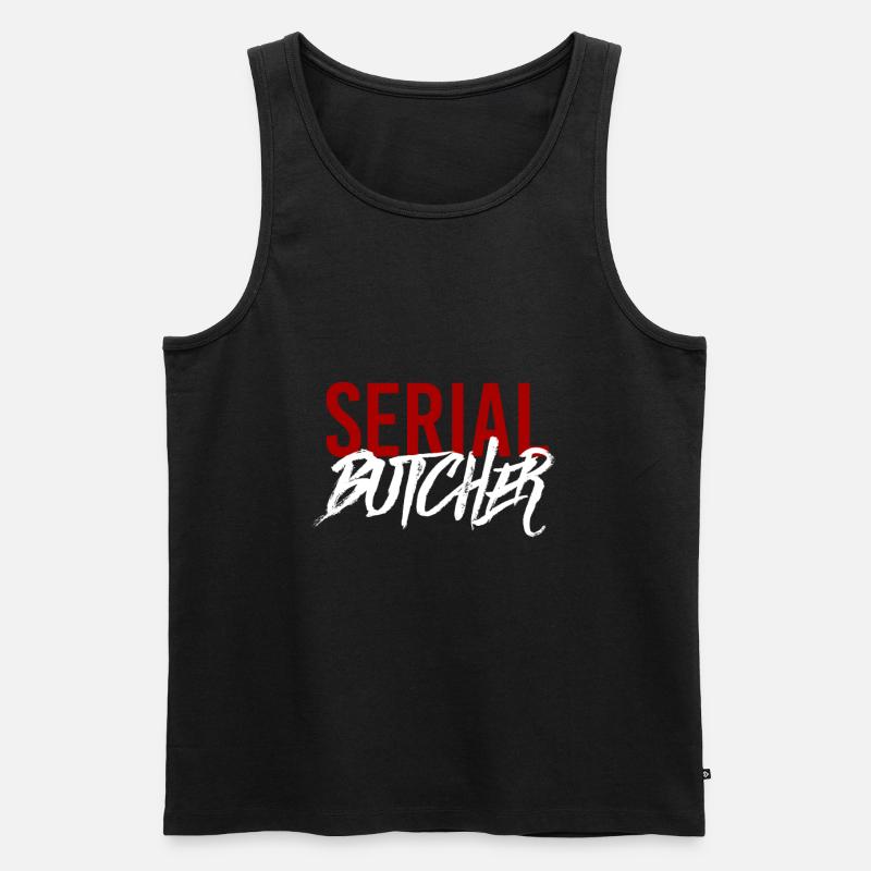 Serienschlächter - Männer Premium Bio Tank Top - Schwarz
