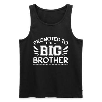 Brother-to-be-brother-to-be - Men's Premium Organic Tank Top - black - Front - Michal (187cm)