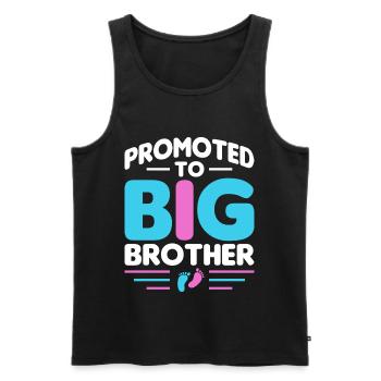 Brother-to-be-brother-to-be - Men's Premium Organic Tank Top - black - Front - Michal (187cm)
