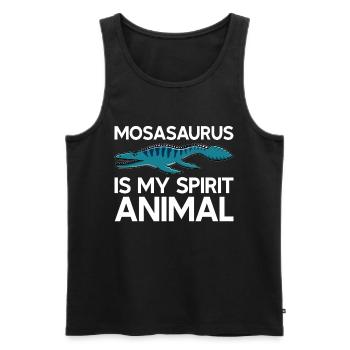 Biologiste marin Mosasaurus Time Dinosaures - Débardeur bio Premium Homme - noir - Devant - Michal (187cm)
