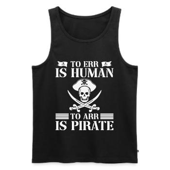 Pirate Kids Skull Party Pirates - Débardeur bio Premium Homme - noir - Devant - AI Model Male 178 light (178cm)