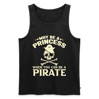 Pirate Kids Skull Party Pirates - Débardeur bio Premium Homme - noir - Devant - AI Model Male 178 light (178cm)