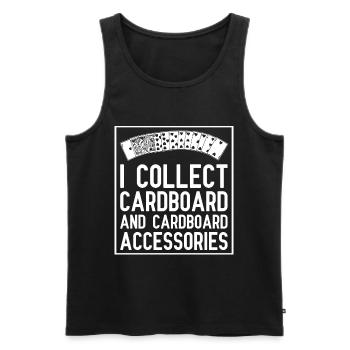 Kartenspiel Kartenspieler Pokern - Männer Premium Bio Tank Top - Schwarz - Vorne - AI Model Male 178 light (178cm)
