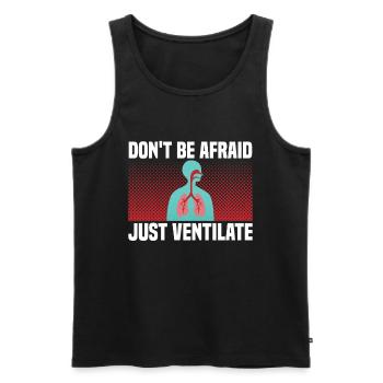 Respiratory therapists Respiratory therapist Occupational therapists - Men's Premium Organic Tank Top - black - Front - Michal (187cm)