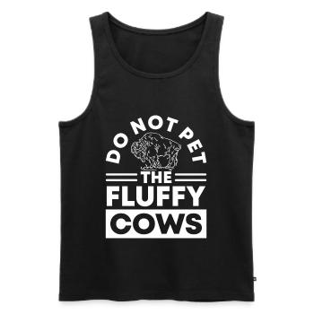 Bison Buffalo Yellowstone Park - Men's Premium Organic Tank Top - black - Front - Michal (187cm)