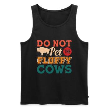 Bison Buffalo Yellowstone Park - Men's Premium Organic Tank Top - black - Front - Michal (187cm)